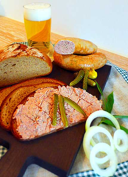 Metzger Mannheims: Hausmacher Leberwurst - geräuchert