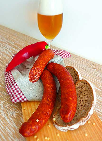 Metzger Mannheims: Paprikaknacker